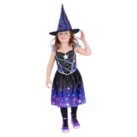 Starry Night Witch Child Costume Size: Medium