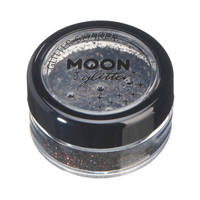 Moon Glitter Holographic Glitter Shaker 5g Black