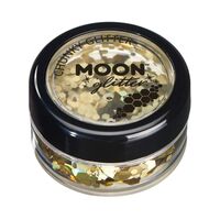 Moon Glitter Holographic Chunky Glitter 3g Gold