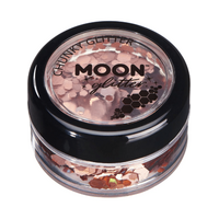 Moon Glitter Holographic Chunky Glitter 3g Rose Gold