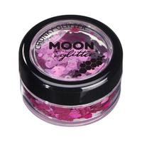 Moon Glitter Holographic Chunky Glitter 3g Pink