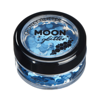 Moon Glitter Holographic Chunky Glitter 3g Blue
