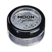 Moon Glitter Classic Fine Glitter Shakers Silver