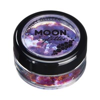 Moon Glitter Iridescent Chunky Glitter 3g Purple