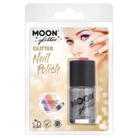Moon Glitter Holographic Nail Polish 14ml Silver