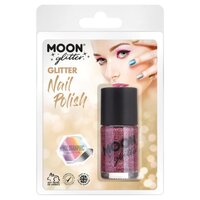 Moon Glitter Holographic Nail Polish 14ml Pink