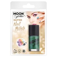 Moon Glitter Holographic Nail Polish 14ml Green