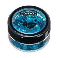 Moon Glitter Bio Chunky Glitter 3g Blue