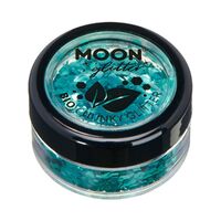 Moon Glitter Bio Chunky Glitter 3g Turquoise