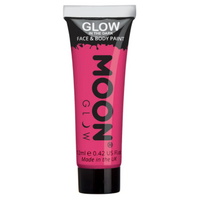 Moon Glow - Glow in the Dark Face Paint 12ml Pink