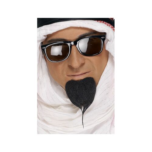 Sheikh Fake Black Beard Costume Accessory