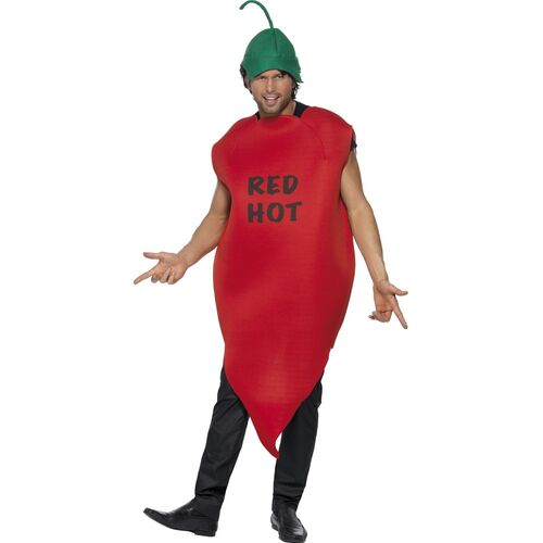 Chilli Pepper Red Hot Adult Costume Size: Medium