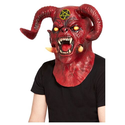 Satanic Devil Overhead Latex Mask