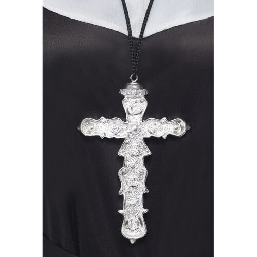 Ornate Cross Pendant Costume Accessory