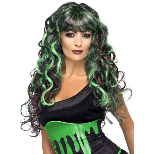 Blood Drip Monster Wig Costume Accessory