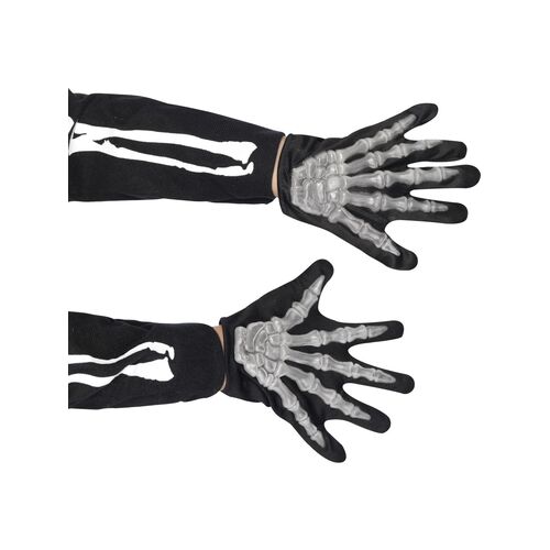 Skeleton Child Gloves Costume Accessory