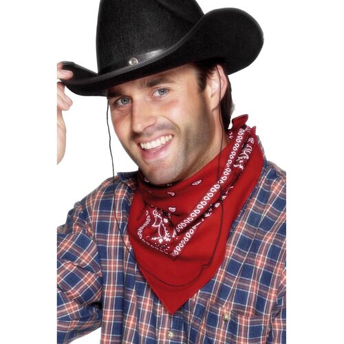 Cowboy Bandanna Red Costume Accessory