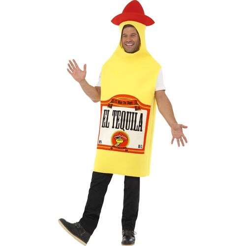 Tequila Bottle Adult Costume Size: One Size Fits Most