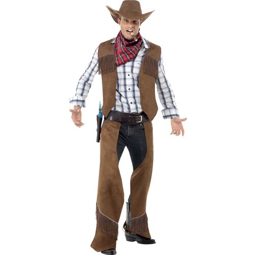 Fringe Cowboy Adult Costume Size: Medium