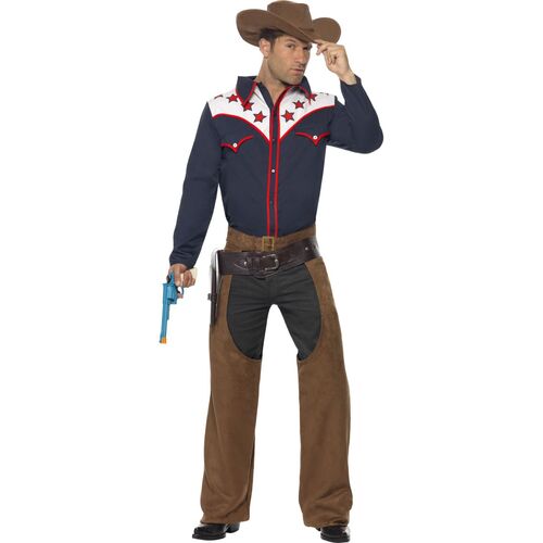 Rodeo Cowboy Adult Costume Size: Medium