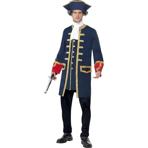 Pirate Commander Adult Costume Size: Large