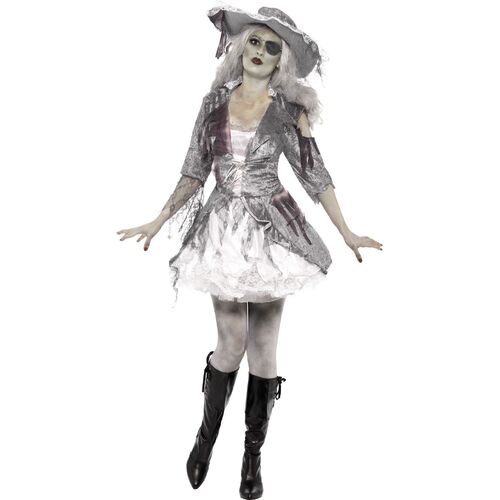 Ghost Ship Pirate Treasure Adult Costume Size: Medium