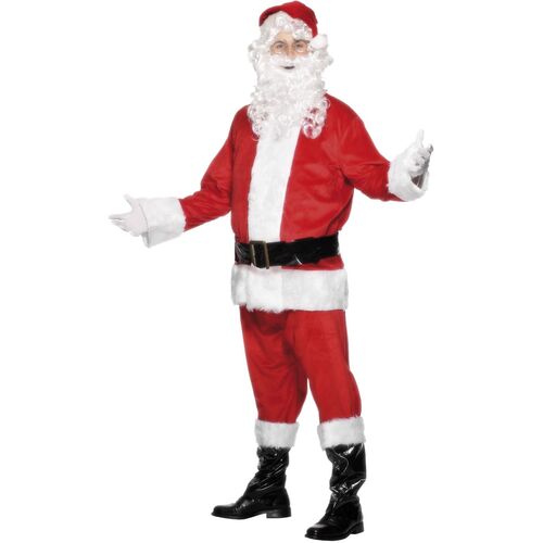 Santa Suit Deluxe Adult Costume Size: Large
