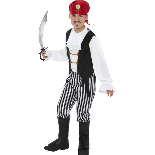 Pirate Boy Child Costume Size: Large