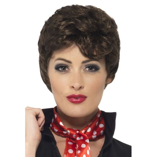 Grease Rizzo Brown Wig