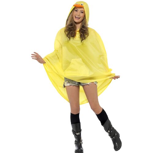 Duck Party Poncho Adult Costume