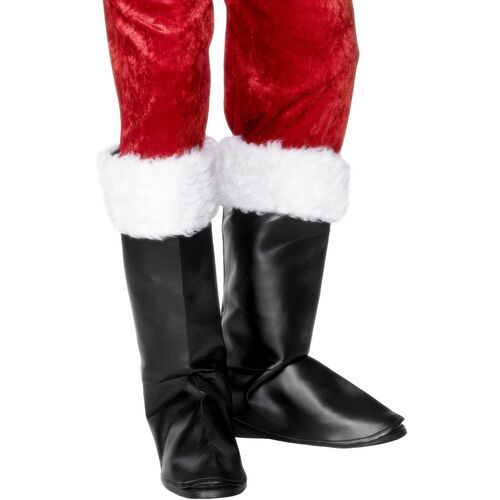 Santa Boot Covers with Fur