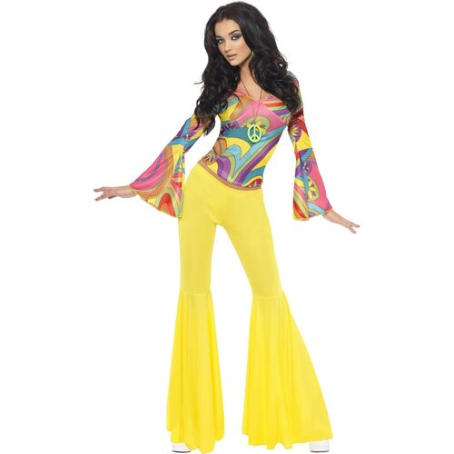 70S Groovy Babe Adult Costume Size: Small