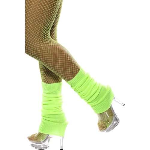 Neon Green Leg Warmers Costume Accessory 