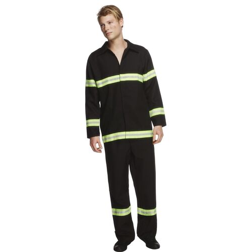 Fireman Adult Costume Size: Large
