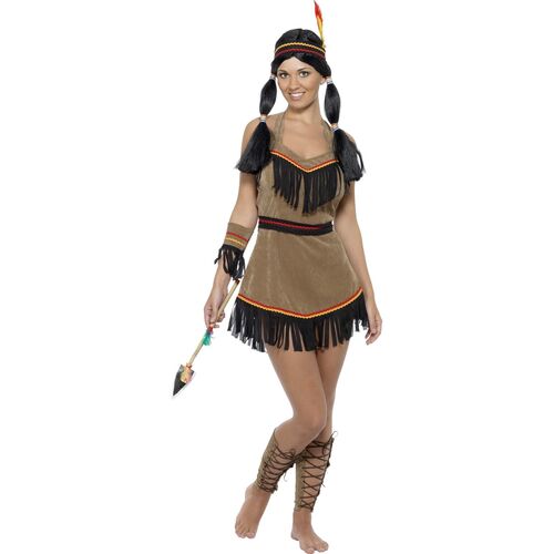 Indian Woman Adult Costume Size: Small