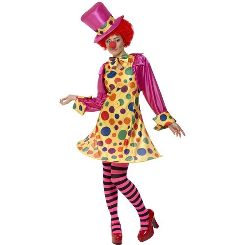 Clown Lady Adult Costume Size: Medium