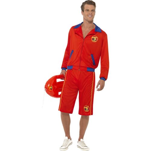 Baywatch Beach Mens Lifeguard Adult Costume Size: Medium