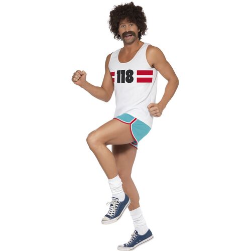 Male Runner Adult Costume Size: Medium
