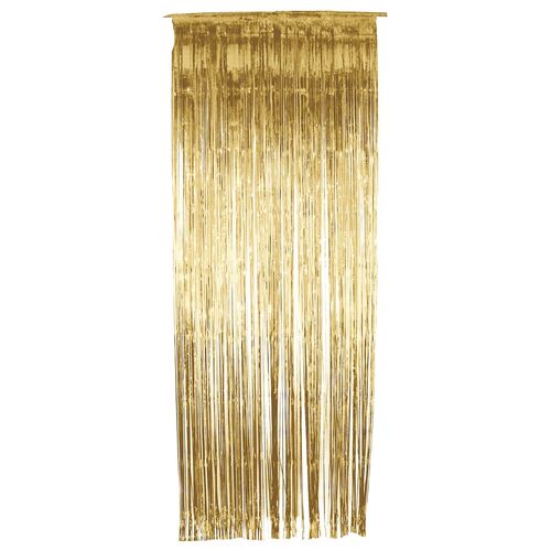 Shimmer Curtain Metallic Gold Party Decoration