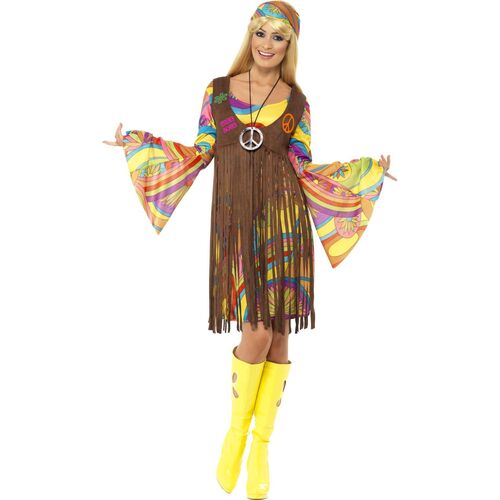 1960s Groovy Lady Adult Costume Size: Large