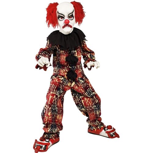 Scary Clown Child Costume Size: Large