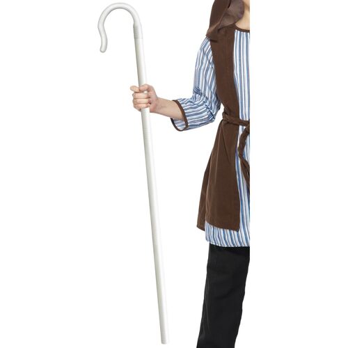 Shepherds Staff Extendable White Costume Prop