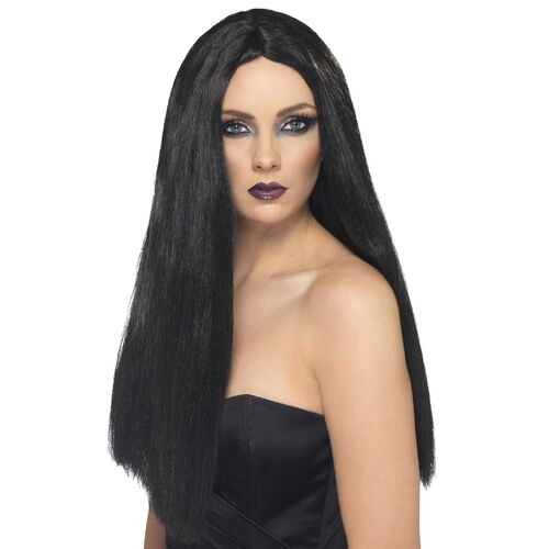 Black Witch Wig Costume Accessory