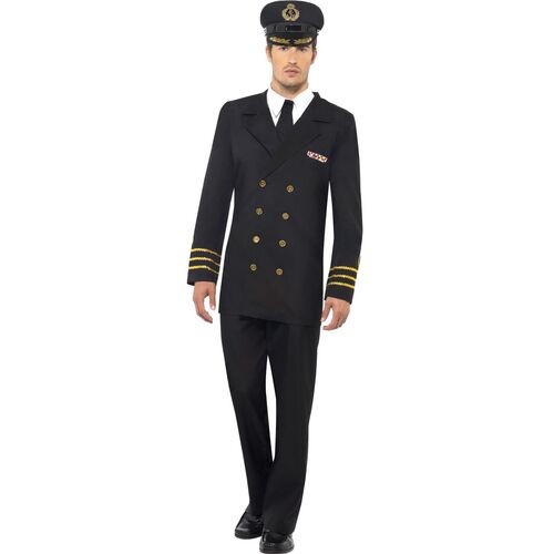 Navy Officer Adult Costume Size: Medium
