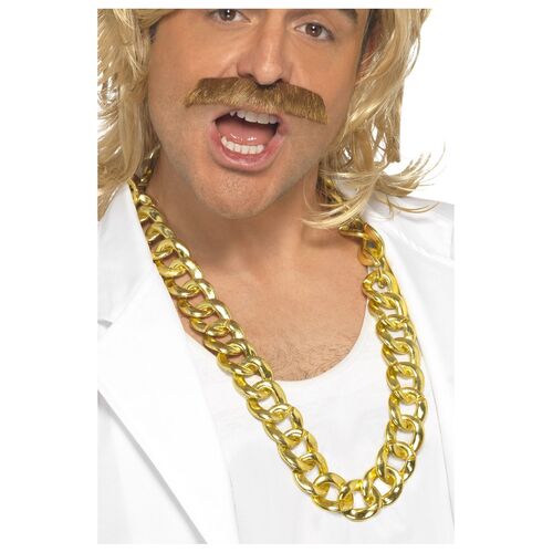 Chunky Gold Necklace Costume Accessory