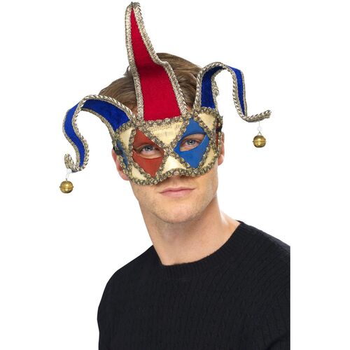 Venetian Musical Jester Eyemask Costume Accessory