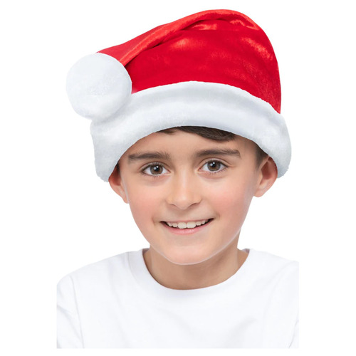 Santa Hat Deluxe Child Costume Accessory