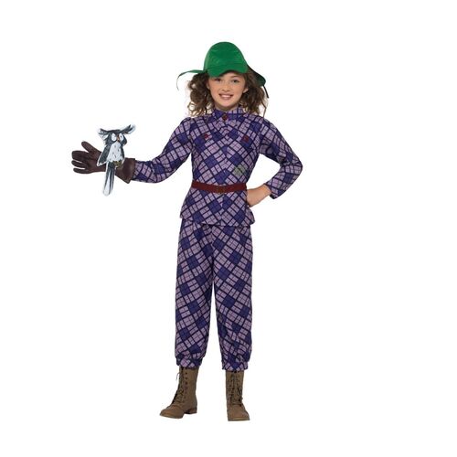 David Walliams Deluxe Awful Auntie Child Costume Size: Medium