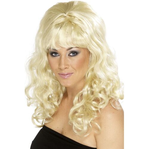 Beehive Blonde Beauty Wig Costume Accessory