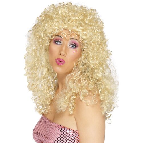 Boogie Babe Blonde Wig Costume Accessory 